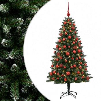 Künstlicher Weihnachtsbaum mit Kugel 180 cm 300 LEDs