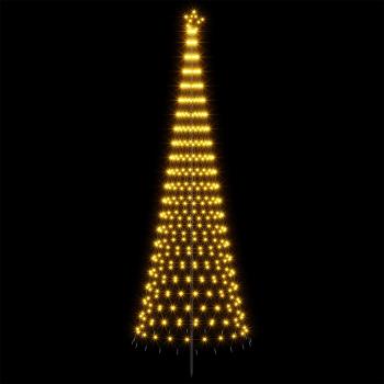 LED-Weihnachtsbaum EKENAS 400 cm 450 LEDs Warmes Weiß Eisen