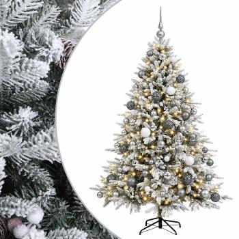 Künstlicher Weihnachtsbaum mit Weihnachtskugel 210 cm 300 LEDs