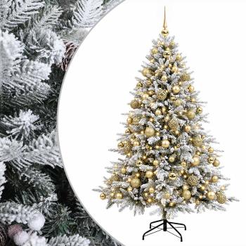 Künstlicher Weihnachtsbaum mit Weihnachtskugel 180 cm 300 LEDs