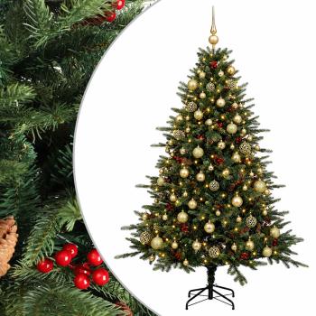 Künstlicher Weihnachtsbaum mit Weihnachtskugel 240 cm 300 LEDs