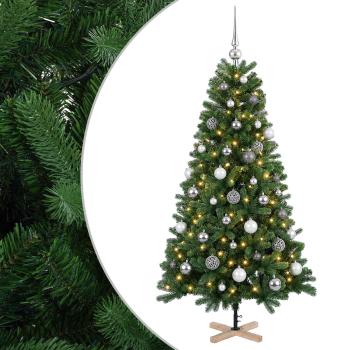 Künstlicher Weihnachtsbaum mit Weihnachtskugel 120 cm 150 LEDs
