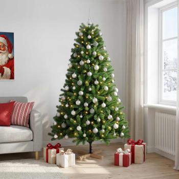 Künstlicher Weihnachtsbaum mit Weihnachtskugel 240 cm 300 LEDs