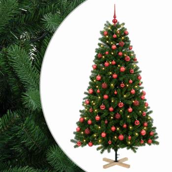 Künstlicher Weihnachtsbaum mit Weihnachtskugel 240 cm 300 LEDs