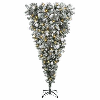Künstlicher Weihnachtsbaum mit Weihnachtskugel 120 cm 150 LEDs