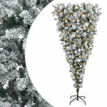 Künstlicher Weihnachtsbaum mit Weihnachtskugeln 180 cm 300 LEDs