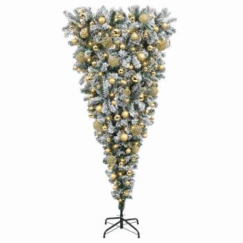 Künstlicher Weihnachtsbaum mit Weihnachtskugeln 180 cm 300 LEDs
