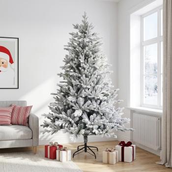 ARDEBO.de - Künstlicher klappbarer Weihnachtsbaum 210 cm PVC und Metall