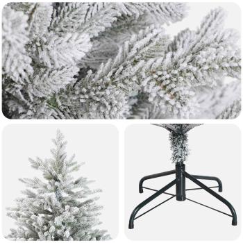 Künstlicher klappbarer Weihnachtsbaum 210 cm PVC und Metall