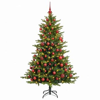 Künstlicher Weihnachtsbaum mit Weihnachtskugel 210 cm 300 LEDs