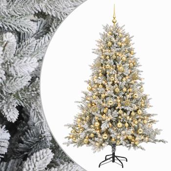 Künstlicher Weihnachtsbaum mit Kugel 240 cm 300 LEDs