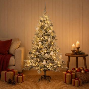 Künstlicher Weihnachtsbaum mit Kugel 120 cm 150 LEDs