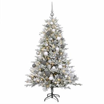 Künstlicher Weihnachtsbaum mit Kugel 120 cm 150 LEDs