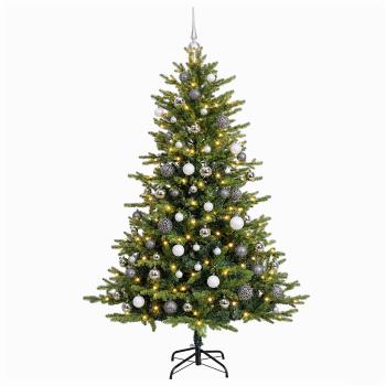 Künstlicher Weihnachtsbaum mit Weihnachtskugel 240 cm 300 LEDs