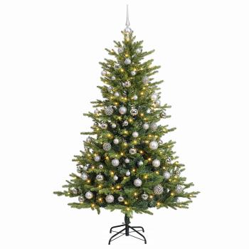 Künstlicher Weihnachtsbaum mit Weihnachtskugel 210 cm 300 LEDs