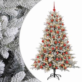 Künstlicher Weihnachtsbaum mit Weihnachtskugel 180 cm 300 LEDs