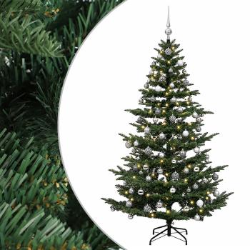 Künstlicher Weihnachtsbaum mit Weihnachtskugel 180 cm 300 LEDs