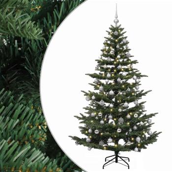 Künstlicher Weihnachtsbaum mit Weihnachtskugel 180 cm 300 LEDs