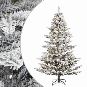 Künstlicher Weihnachtsbaum mit Weihnachtskugel 180 cm 300 LEDs