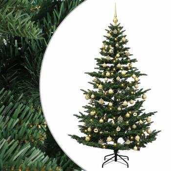 Künstlicher Weihnachtsbaum mit Weihnachtskugel 240 cm 300 LEDs