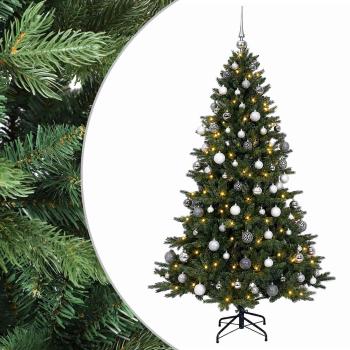 Künstlicher Weihnachtsbaum mit Weihnachtskugel 240 cm 300 LEDs