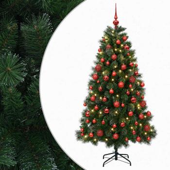 Künstlicher Weihnachtsbaum mit Weihnachtskugel 180 cm 300 LEDs