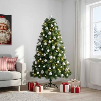 Künstlicher Weihnachtsbaum mit Weihnachtskugel 240 cm 300 LEDs