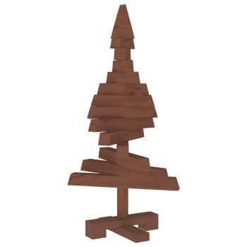 Holz Weihnachtsbaum KOTKA 60 cm Massives Kiefernholz