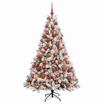 Künstlicher Weihnachtsbaum mit Kugel 240 cm 300 LEDs