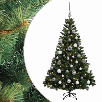 Künstlicher Weihnachtsbaum mit Kugel 150 cm 150 LEDs