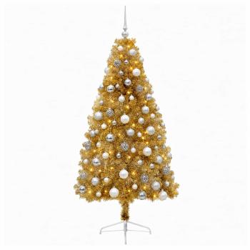 Künstlicher Weihnachtsbaum mit Weihnachtskugel 210 cm 300 LEDs