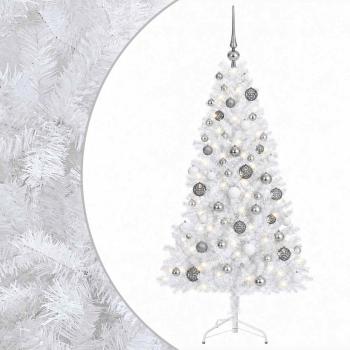 Künstlicher Weihnachtsbaum mit Weihnachtskugel 240 cm 300 LEDs