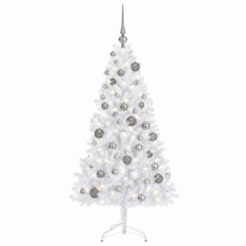 Künstlicher Weihnachtsbaum mit Weihnachtskugel 240 cm 300 LEDs