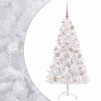Künstlicher Weihnachtsbaum mit Weihnachtskugel 180 cm 300 LEDs
