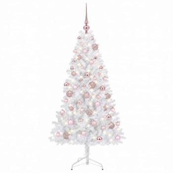 Künstlicher Weihnachtsbaum mit Weihnachtskugel 180 cm 300 LEDs