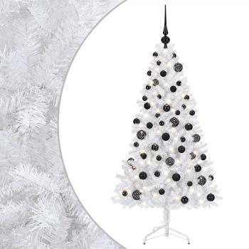 Künstlicher Weihnachtsbaum mit Weihnachtskugel 180 cm 300 LEDs