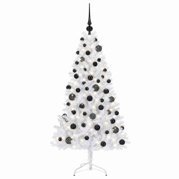 Künstlicher Weihnachtsbaum mit Weihnachtskugel 180 cm 300 LEDs