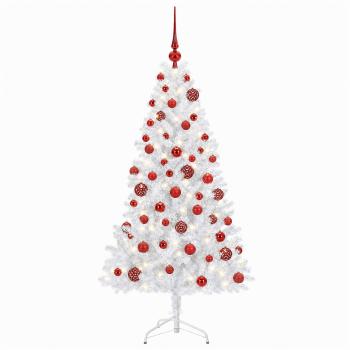 Künstlicher Weihnachtsbaum mit Weihnachtskugel 210 cm 300 LEDs