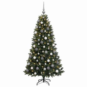 Künstlicher Weihnachtsbaum mit Kugel 180 cm 300 LEDs