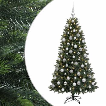 Künstlicher Weihnachtsbaum mit Kugel 180 cm 300 LEDs