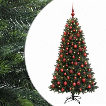 Künstlicher Weihnachtsbaum mit Kugel 240 cm 300 LEDs