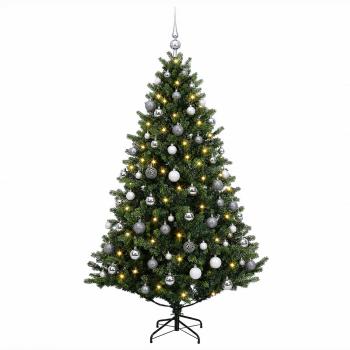 Künstlicher Weihnachtsbaum mit Kugel 180 cm 300 LEDs
