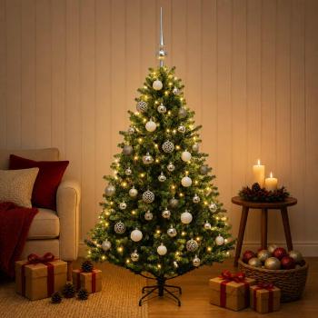 Künstlicher Weihnachtsbaum mit Kugel 120 cm 150 LEDs