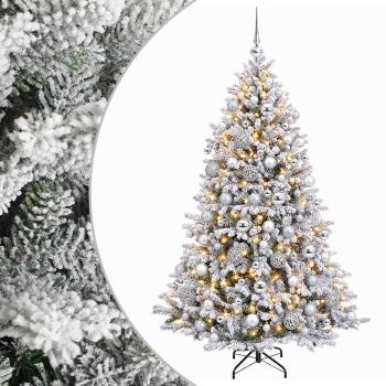 Künstlicher Weihnachtsbaum mit Kugel 210 cm 300 LEDs