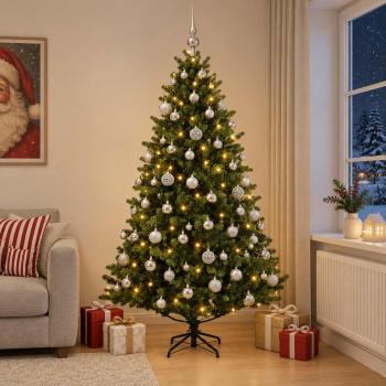 Künstlicher Weihnachtsbaum mit Kugel 240 cm 300 LEDs