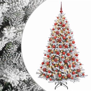Künstlicher Weihnachtsbaum mit Weihnachtskugel 240 cm 300 LEDs