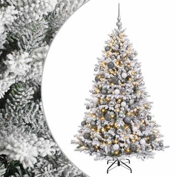 Künstlicher Weihnachtsbaum mit Kugel 240 cm 300 LEDs