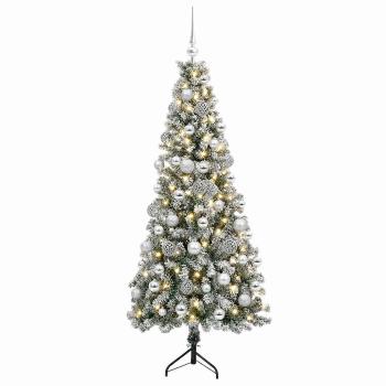 Künstlicher Weihnachtsbaum mit Weihnachtskugel 240 cm 300 LEDs