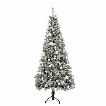Künstlicher Weihnachtsbaum mit Weihnachtskugel 150 cm 150 LEDs