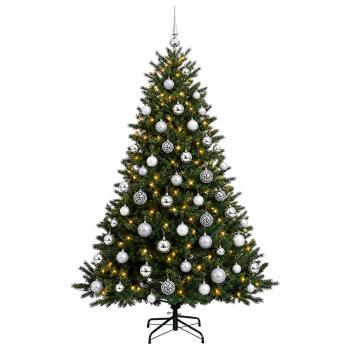 Künstlicher Weihnachtsbaum mit Weihnachtskugel 240 cm 300 LEDs